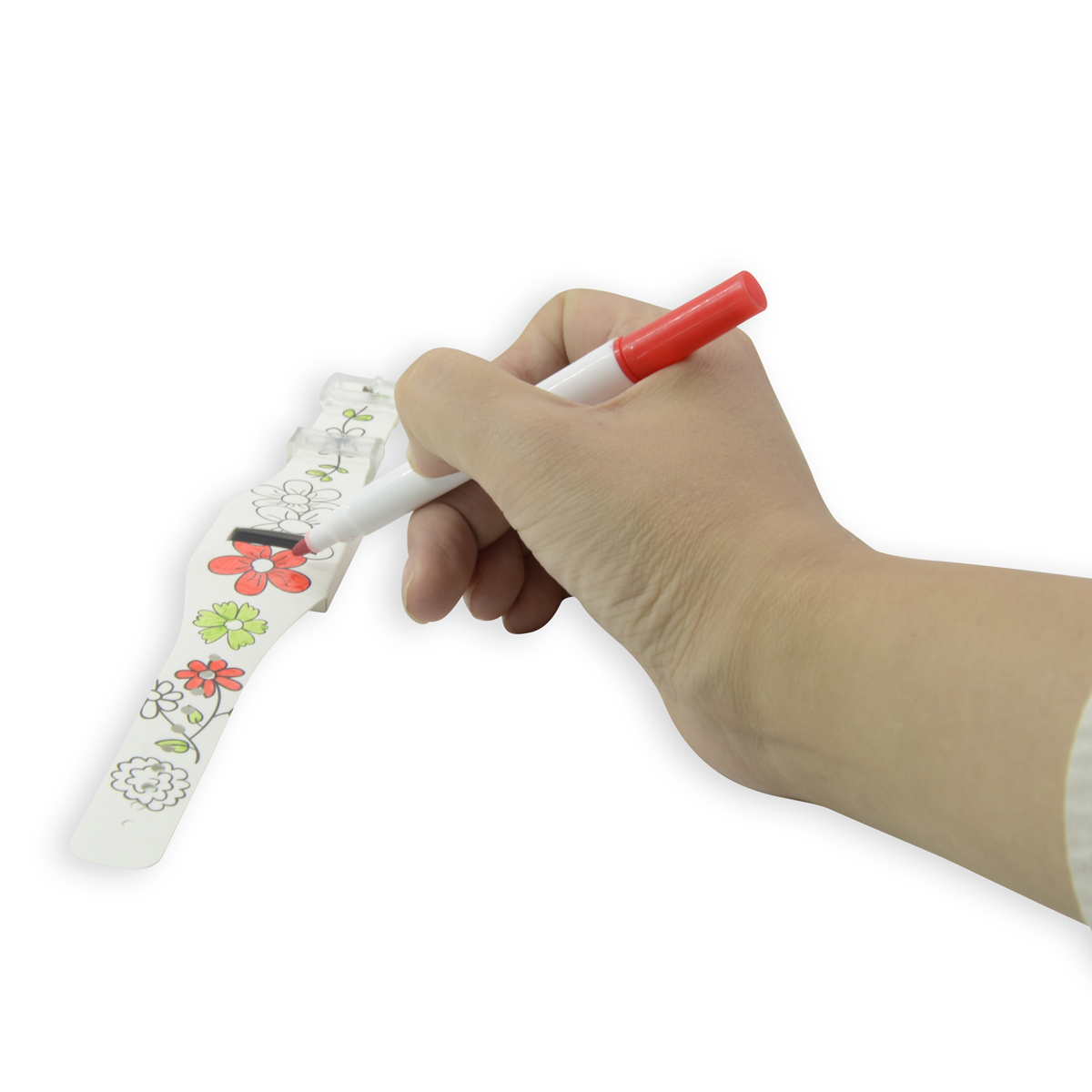 Educational Toys Drawing Toys DIY COLORING WATCH for KIDS ,Children's Creative DIY Painting Watch by Water Color Pencil