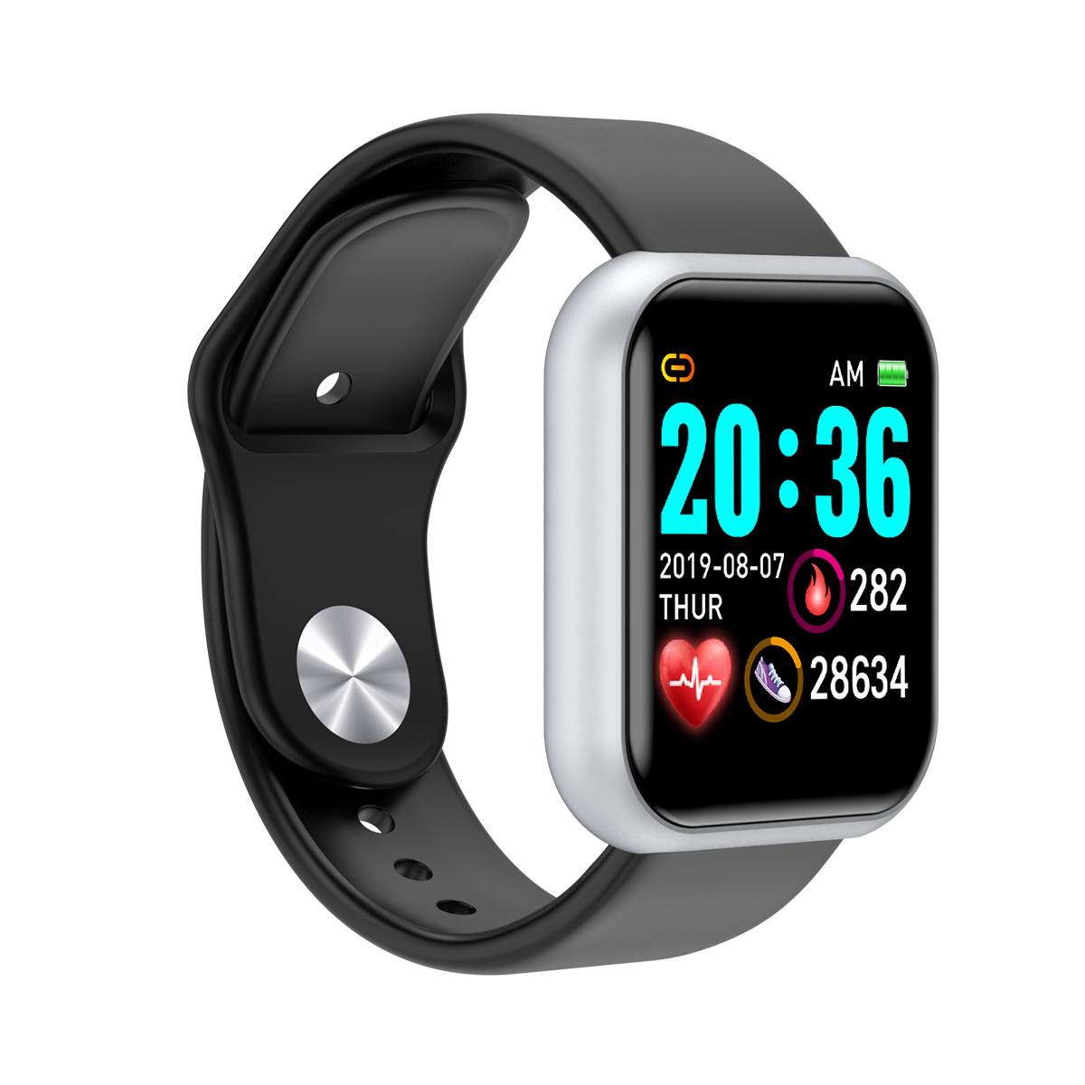 Y68/D20 Amazon Лидер продаж BraceletPhones напоминание Водонепроницаемость Спорт Здоровье Android Смарт-часы