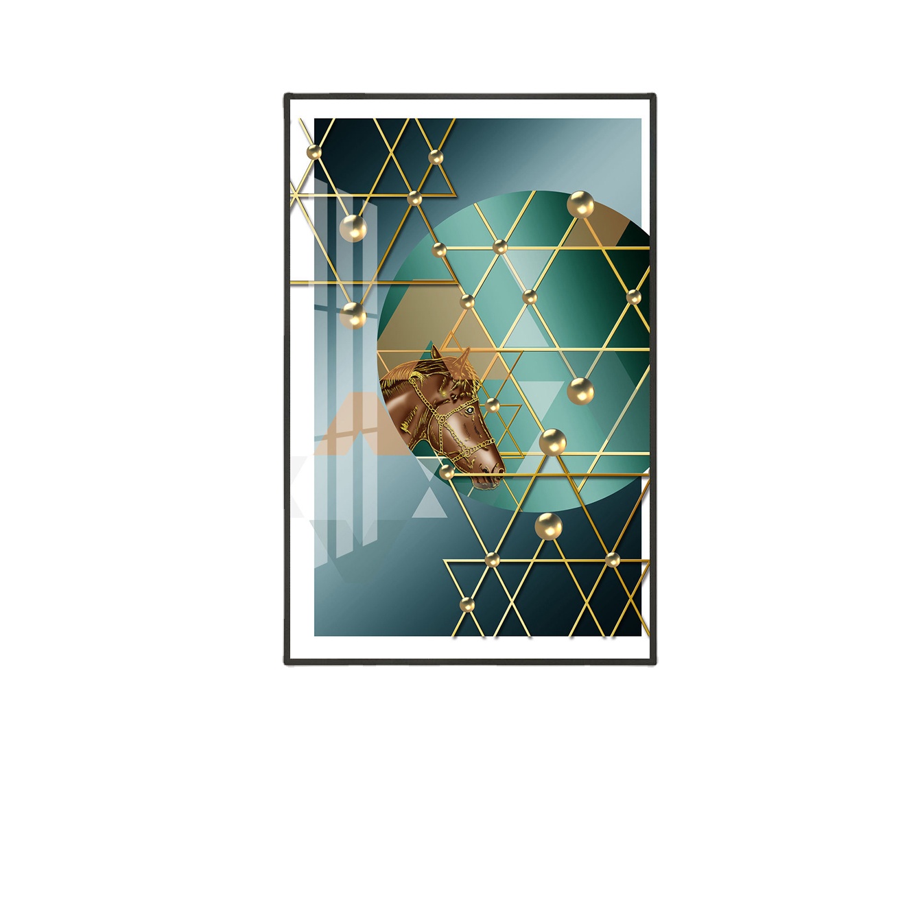 Made in China superior quality HD print canvas painting abstract art 3D gold foil painting for home decoration