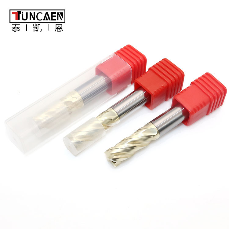 HRC63 4 flute cutting tool tungsten carbide cnc machine tool