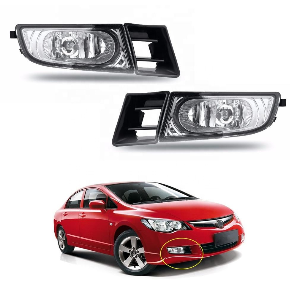 Комплект противотуманных фар OEM для Honda, для Civic, модуль с переключателем, жгут проводов 2005, 2006, 2007, 2008