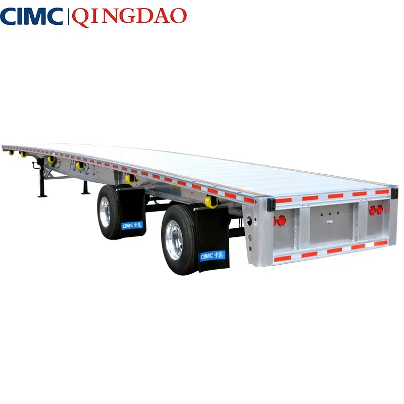 CIMC aluminium flatbed trailer