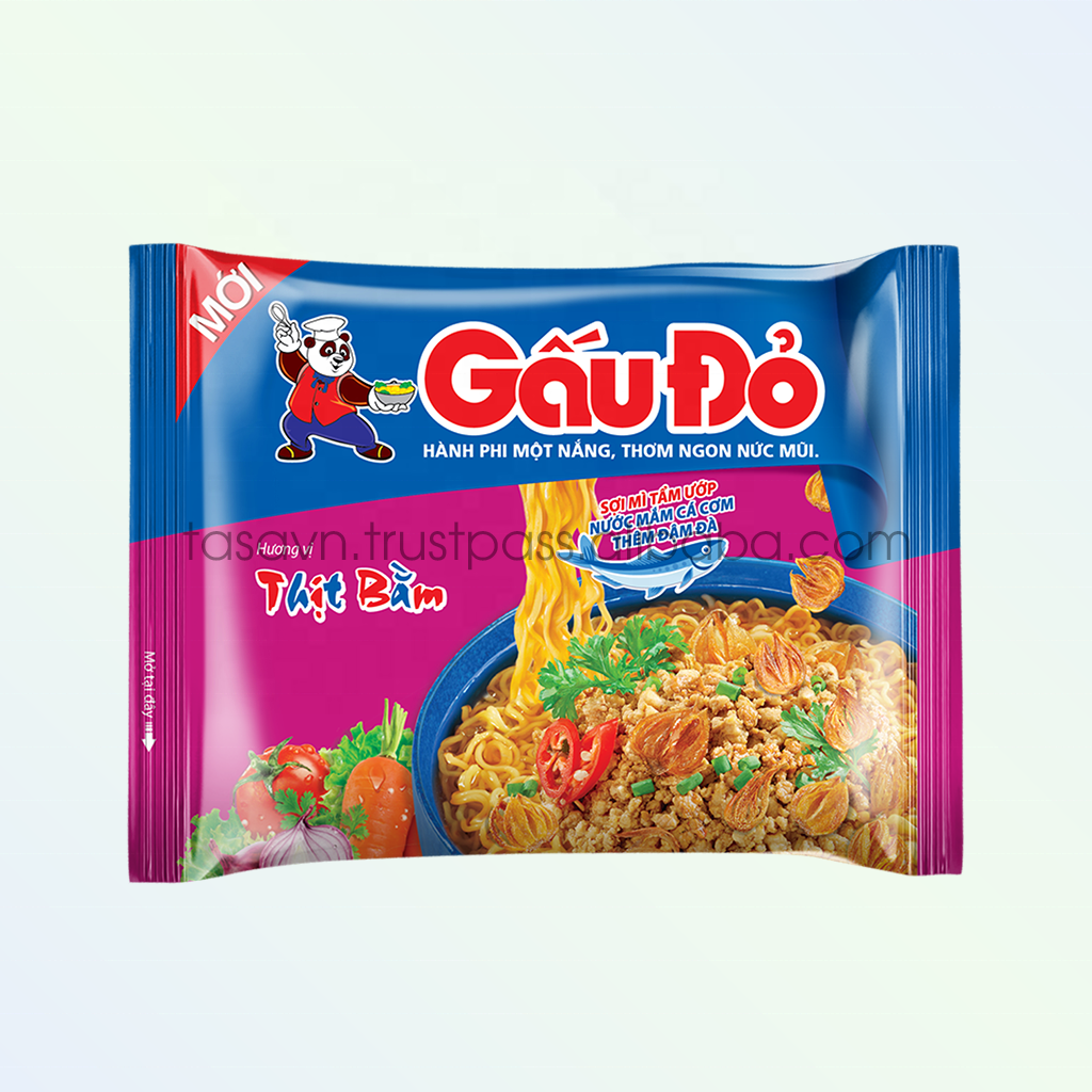 Вьетнамская лапша быстрого приготовления с мятным вкусом-63 г (халяль) вкусная здоровая и дешевая