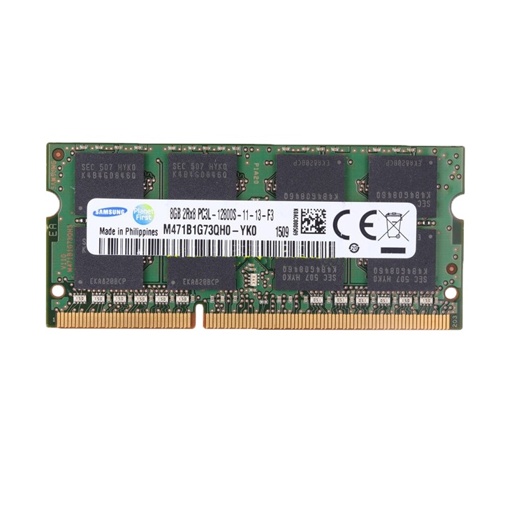 Оригинальный 8 Гб 2Rx8 PC3L-12800S-11-13-F3 M471B1G73QHO-YKO ноутбук оперативной памяти