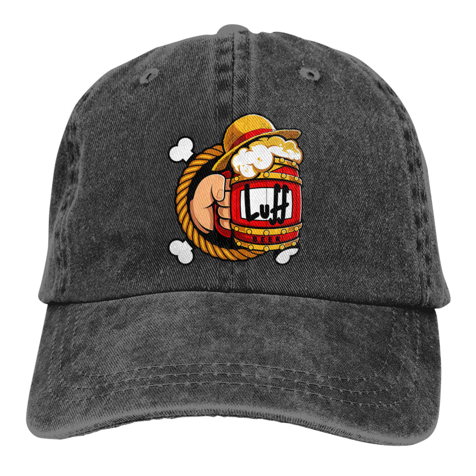Luff пивной аниме Duff манга Mashup Слитная пародия Симпсоны Мужские Женские ковбойские кепки головные уборы высокого качества на заказ из чистого хлопка солнце
