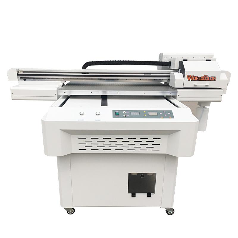 60*90cm Digital Inkjet Glass Wood Leather Plotter Uv Flatbed Printer Xp600 Print Head Uv Printer
