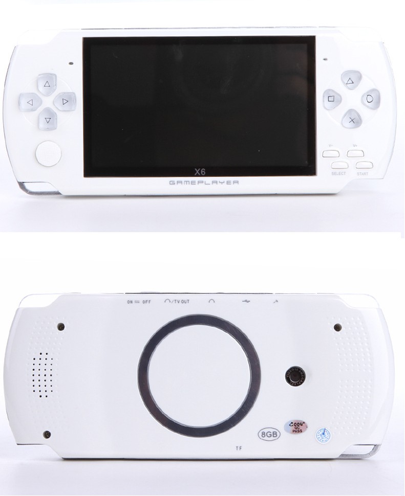 Игровая консоль X6, экран 4,3 дюйма, 128 бит, игровые консоли для портативной игровой консоли