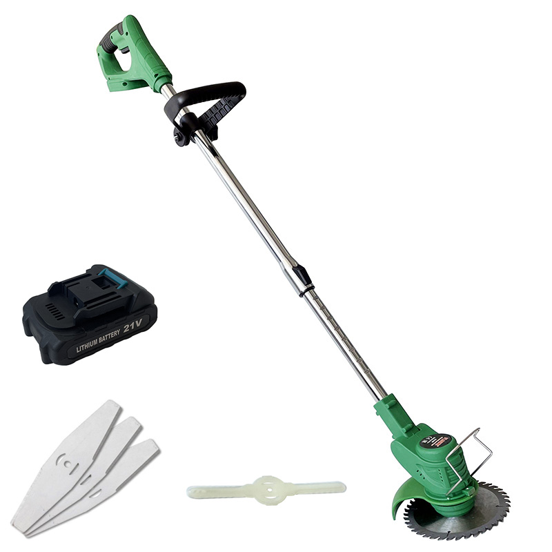 12 v Extension Lawn Mower Electric Portable Lithium Battery Grass Cutter Power String Trimmer