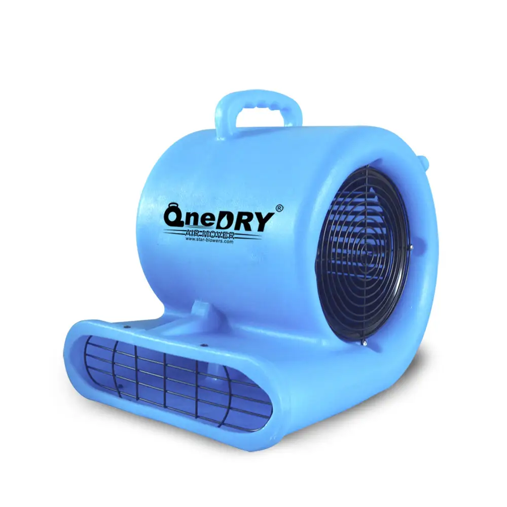 Air Mover Carpet Dryer Electric Air Blower Fan 1/3 HP 3 Speed Daisy Chain for Water Damage Restoration, OEM Accepted