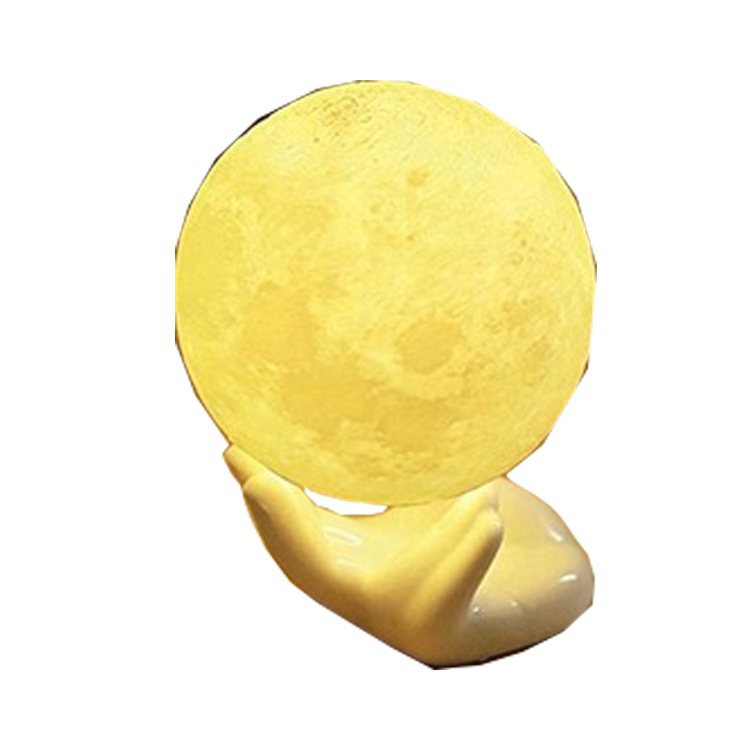 USB led light moon desk lamp 3d printed globe For Kids Gifts