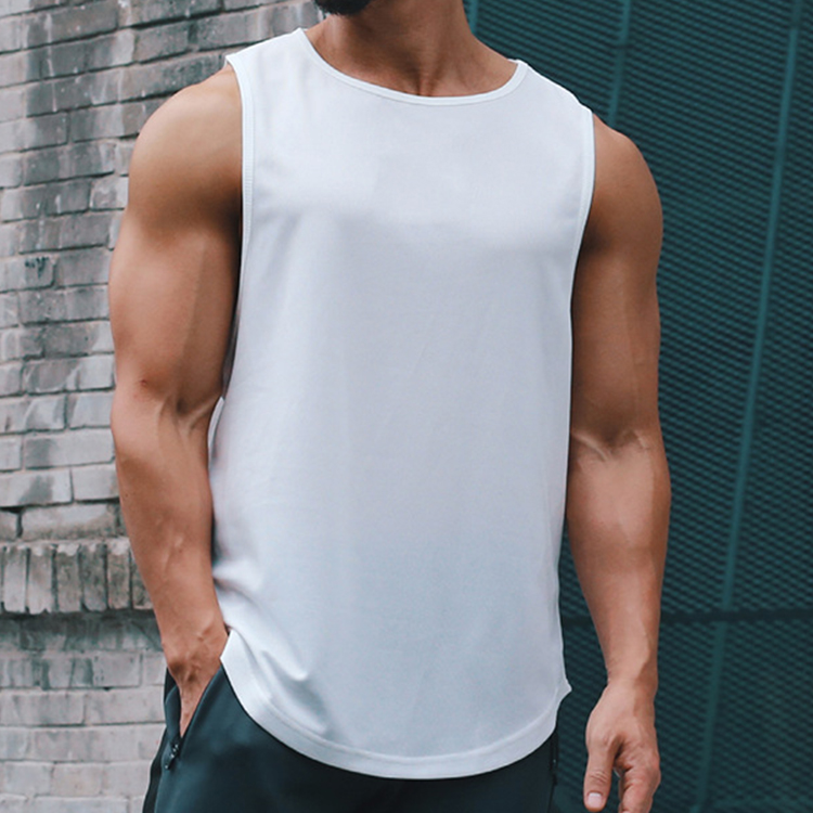 Custom Multi Color Workout Running Recycled Fabric Fitness Wear Tops men Gym vest