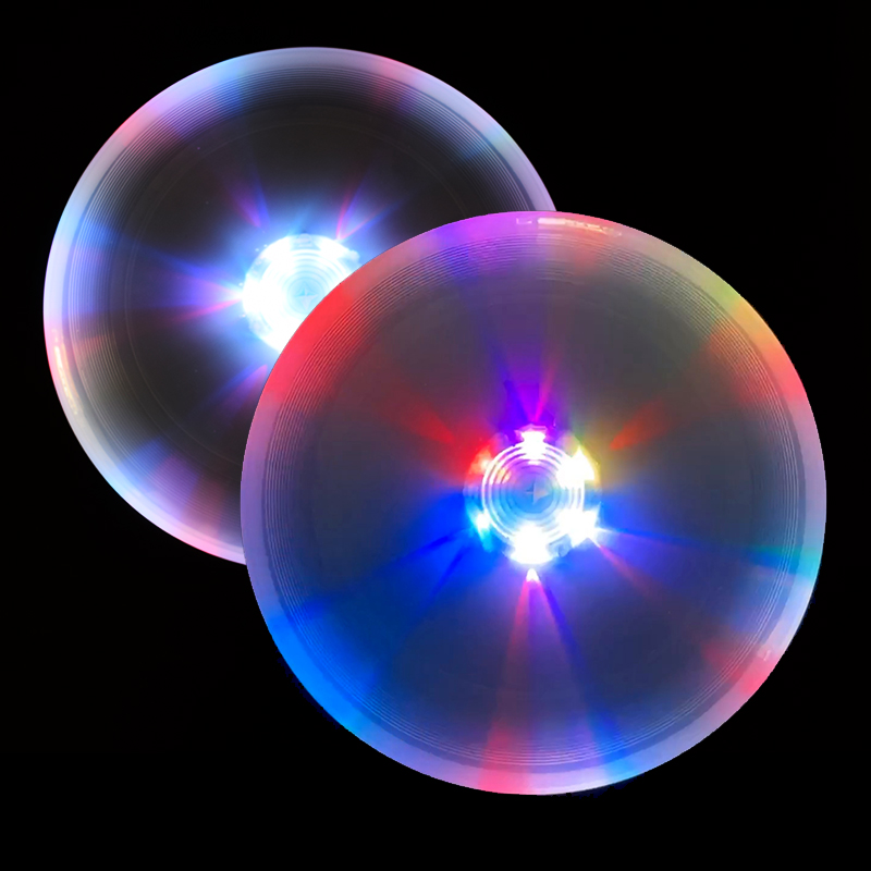 JUNYE Light Up Flying Disc With Flashlight Great Outdoor Toy For Kids For Evening Games And Family Fun