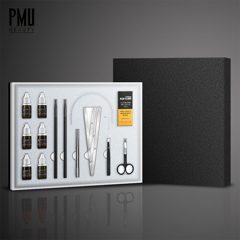PMU BEAUTY, оптовая продажа, набор для перманентного макияжа, микроблейдинга, пигментный Набор для бровей