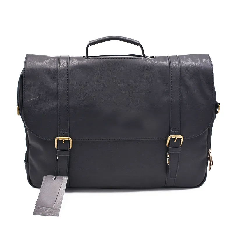 Vintage gentle style high quality business laptop briefcase bag cross body office suitcase for men