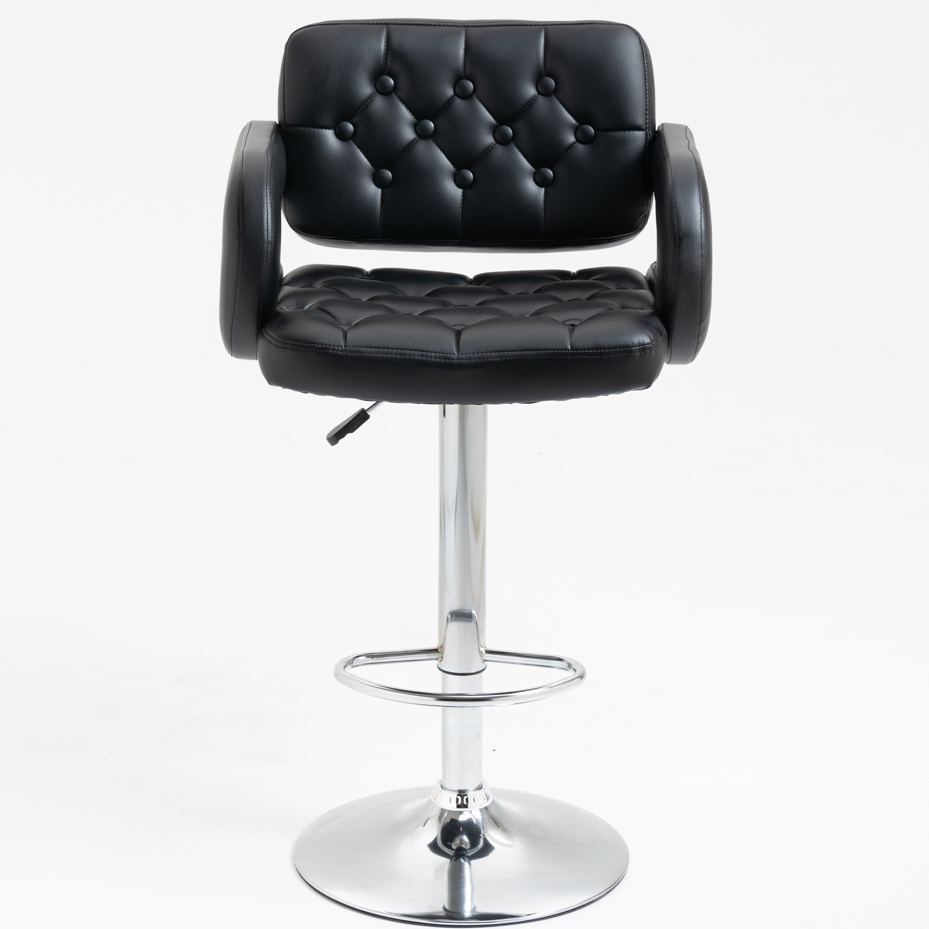 Nordic Style Bar Stool Dining Chair Bar Swivel And Seat Height Control Chair