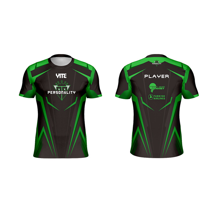 Hot selling jersey gaming custom your own design fully sublimated esports gaming jersey t-shirt