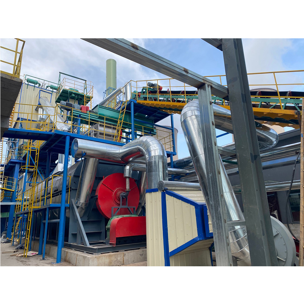 Natural Gypsum burning process plant gypsum powder hot oil Calcination manufacturing machine