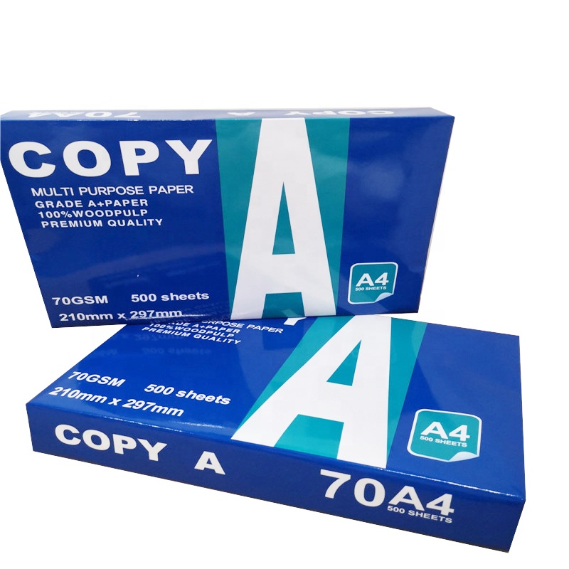 Прямая продажа с завода, белая копировальная бумага формата А4 80 г/кв. М 70 г/кв. М для копировальной лазерной печати