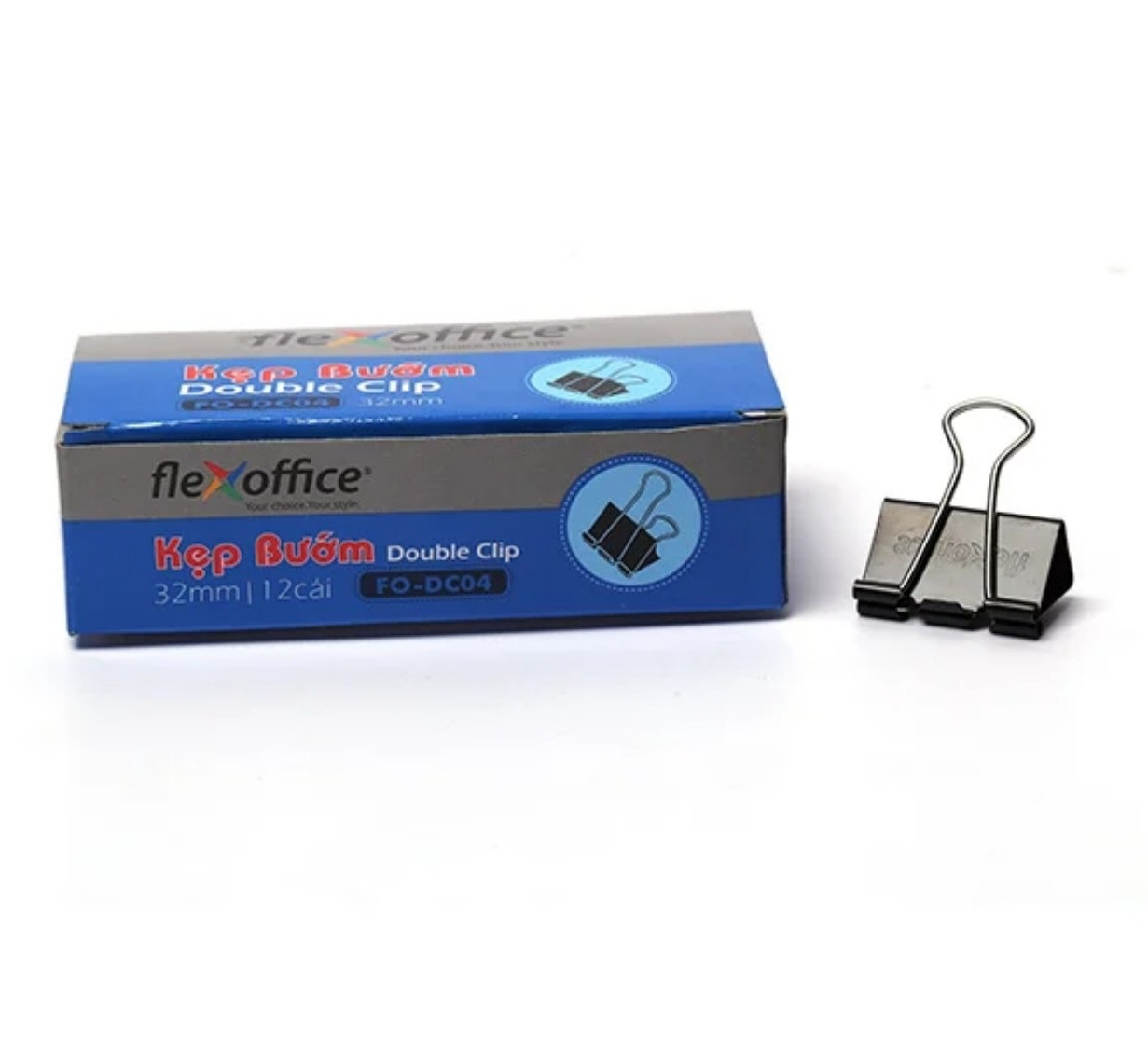 Flexoffice Brand Cheap & Classic Style 32mm FO-DC04 Paper Clip In Black For Office Supplies From Vietnam