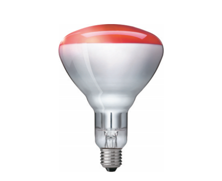 Philips Infrared industrial heating incandescent lamp BR125 IR 250W RED