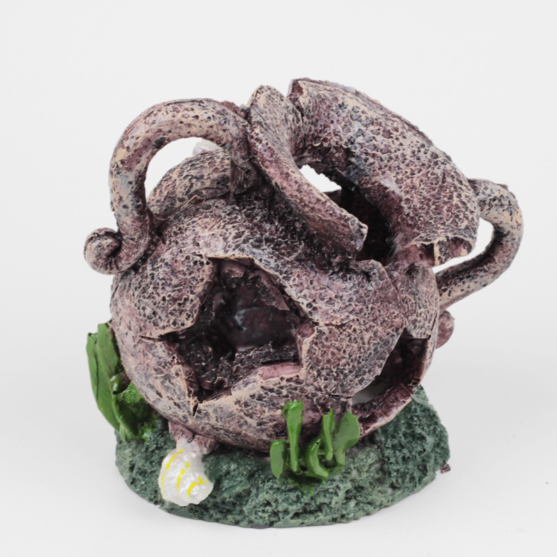Rotten Vase Wine Barrels Ornaments for Shrimp Small Fishes Shelter Play Fish Tank Landscaping Decor Resin Aquarium Decoration