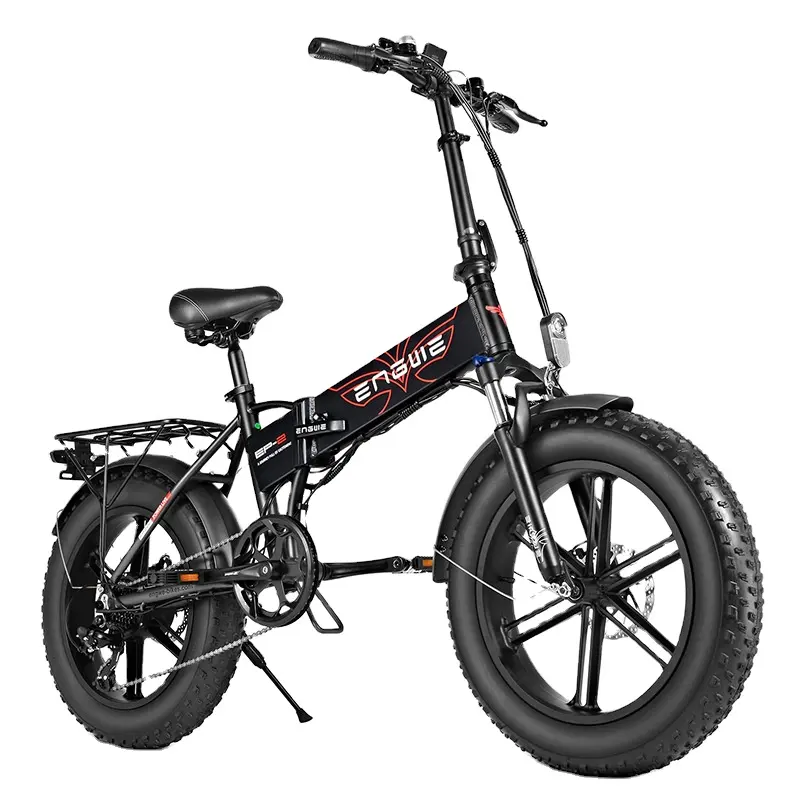 EU US Warehouse  Engwe E2 Pro Pit Dirt Full Suspension City Bicycle 20*4.0 Inch Best 48v 750w Fat Tire Folding Electric Bike