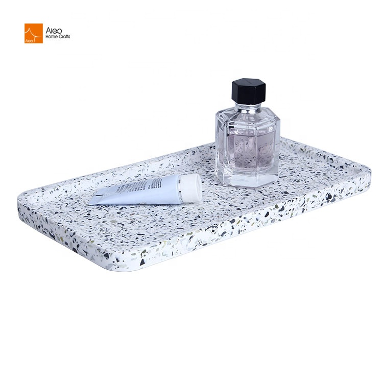 Современный декоративный поднос Terrazzo для пищевого класса, поднос для сервировки кофе