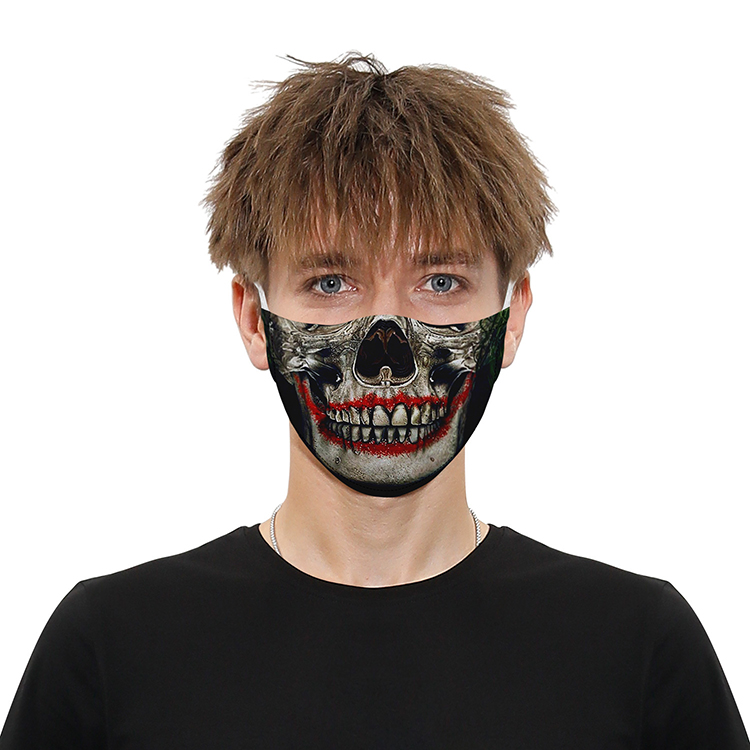 Clothes Winter Modern Ski Adult Sublimation Fabric Male Face Polyester Black Cloth Mask