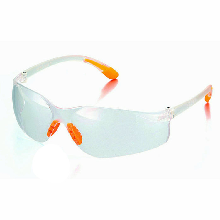 Crystal clear wraparound design industrial steel worker safety glasses stylish top optical safety goggles safety eyewear