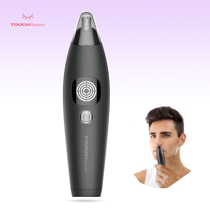 LCD display lock switch stainless steel Nose Ear Hair Trimmer