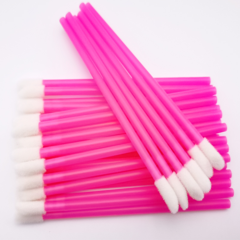 Disposable Lip Brush Makeup Brush Plastic Tube Imported Hair High-grade Lady's Beauty Makeup Brush Ladies Makeup