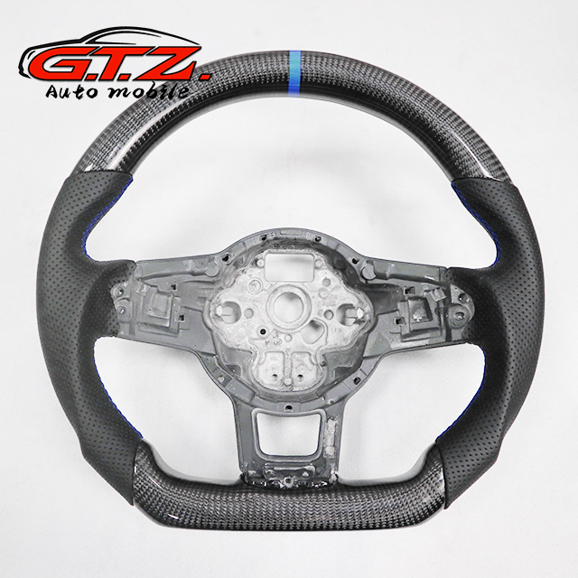 Подходит для Volkswagen MK7 Gti Gts R Gli Gtd CC, изготовление на заказ рулевого колеса из углеродного волокна