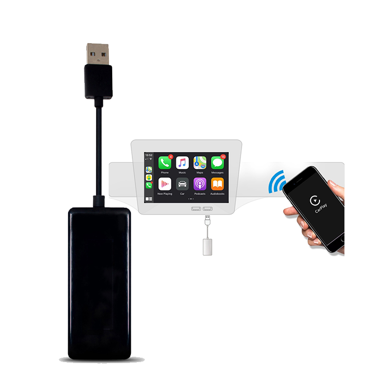 Черный Мини USB Carplay Stick беспроводной смарт-ключ CarPlay для Android IOS навигация и автомобильный DVD-плеер устройство