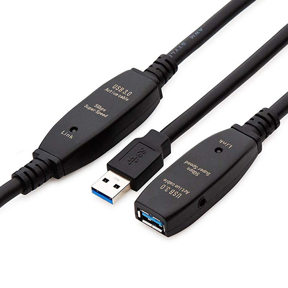Активный Удлинительный кабель XANUAN USB 3,0, 10 м, штекер-гнездо, ретранслятор, шнур для принтера Oculus Xbox PS4 USB