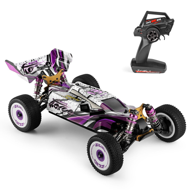 124019 RTR Wltoys Новое поступление высокоскоростной Радиоуправляемый автомобиль 1/12 Масштаб 2,4G 4WD Радиоуправляемый багги с металлическим шасси