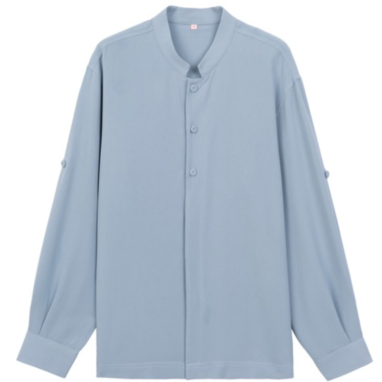 Low Price Winter Polyester Slim Long Sleeve Plus Size Men's Shirts