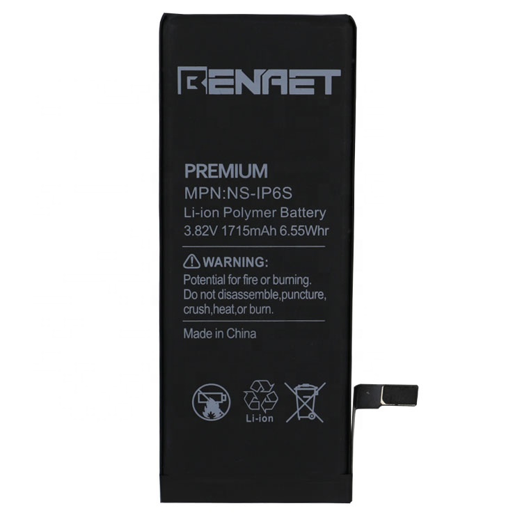 2019 100% оригинальный мобильный телефон батарея сотовый 1715Mah OEM аксессуары цифровой аккумулятор для телефона 6s
