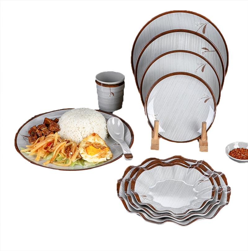 Kitchen Dessert Customized Plate Dinnerware Melamine Plate