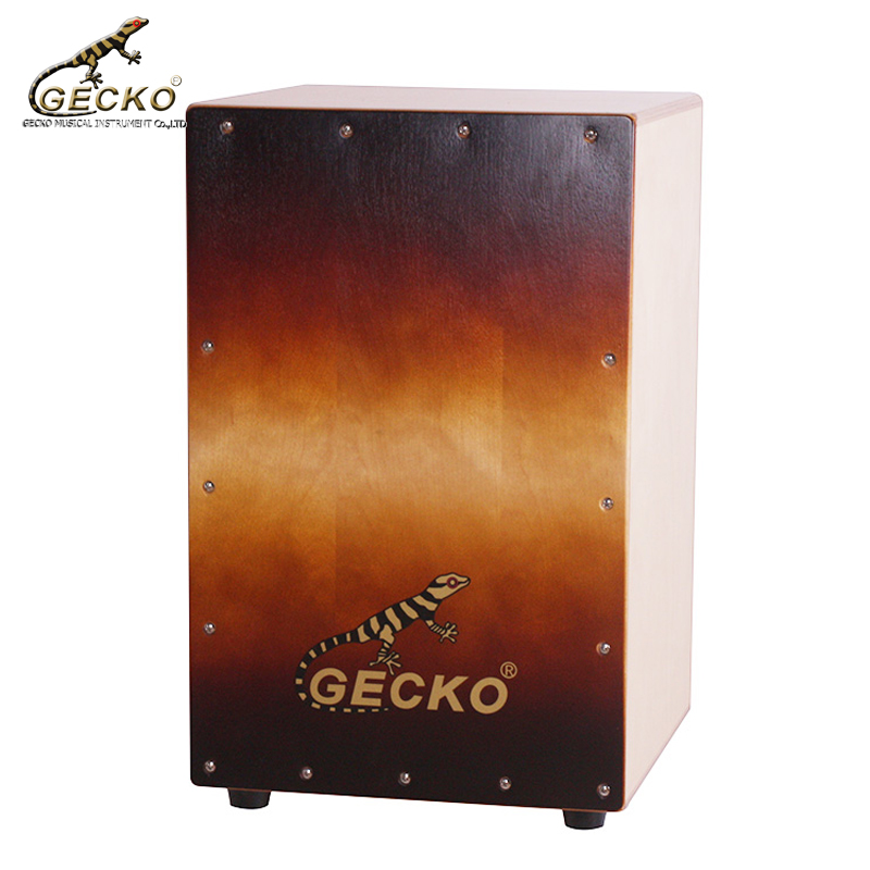 Gecko boutique рекомендует ручной работы деревянный ударный инструмент cajon барабан для молодых людей на продажу
