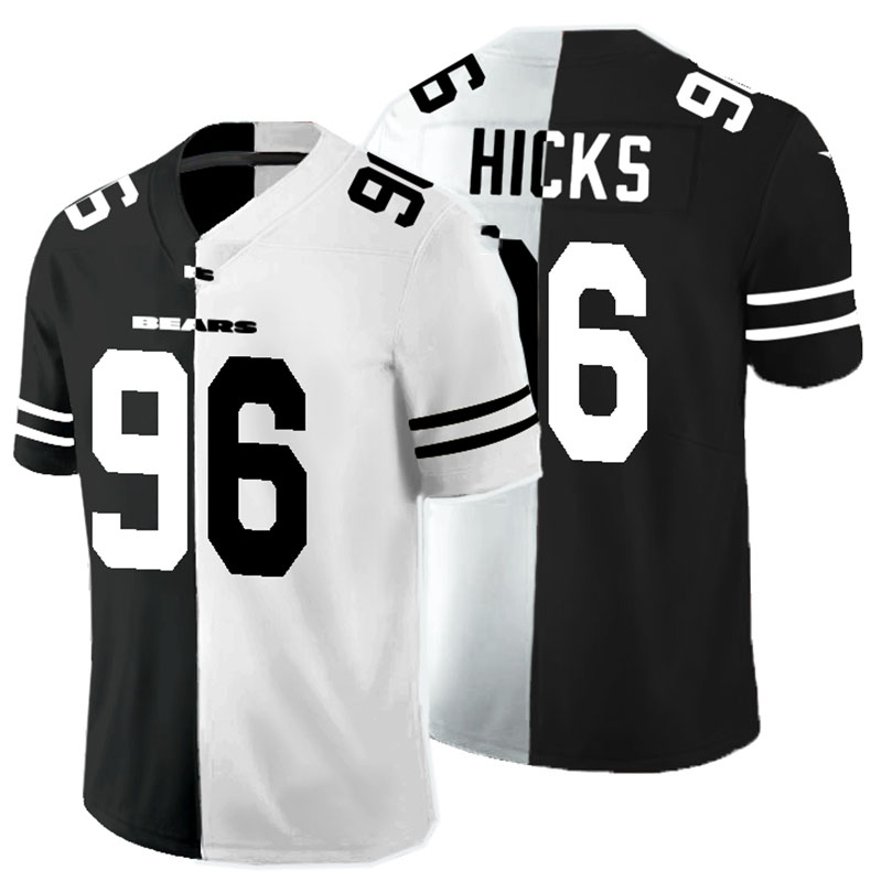 Индивидуальные мужские 2021 Новые футболки HICKS 96 # MACK 52 # PAYTON 34 # американский футбол дешево