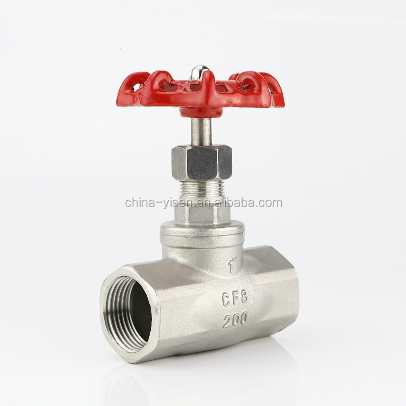 CF8/CF8M 304/316 внутренняя резьба/винтовые концы BSPT NPT DIN2999 шаровой клапан, задвижка из нержавеющей стали для литья по выплавляемым моделям Ys-ss-шаровой клапан