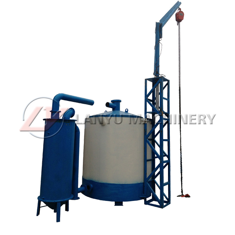 lanyu wood branch charcoal machine/wood branch charcoal/gas flow carbon furnace
