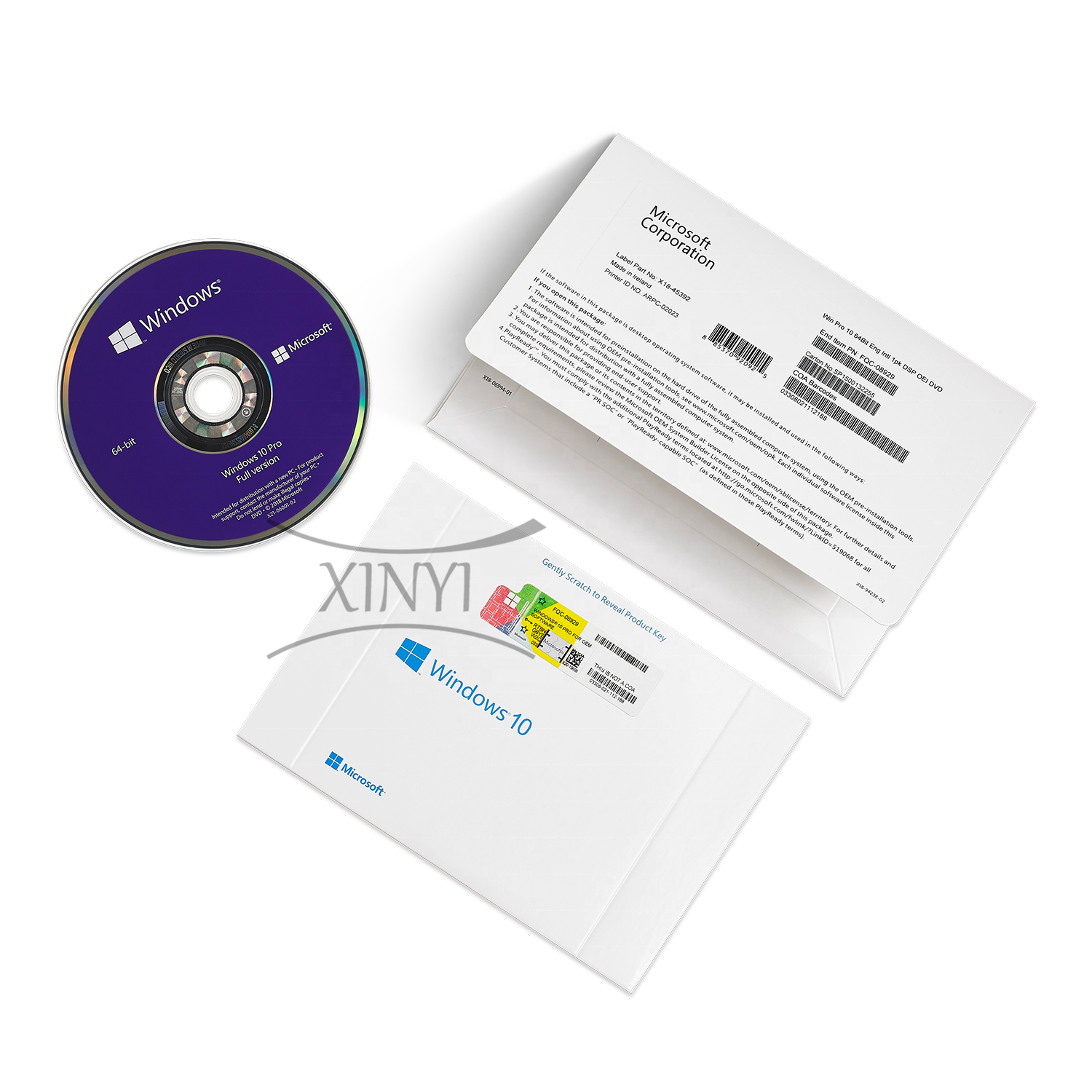 Лучшее качество Oem пакет полная версия 64 бит DVD Microsoft Win 10 Professional