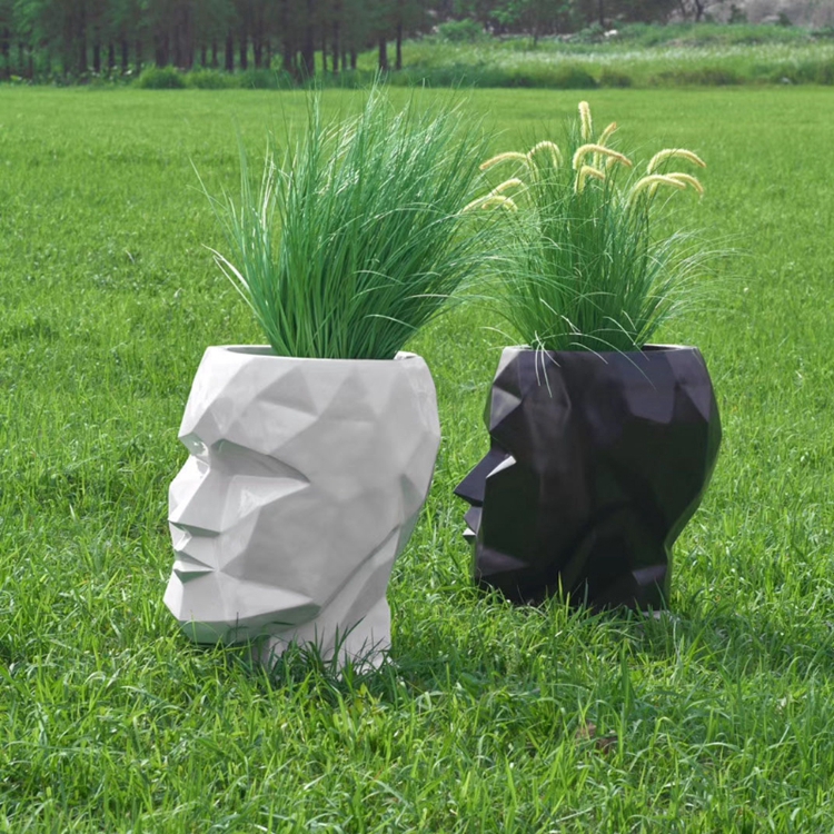 Custom Nordic Vase Decoration Fiberglass Vase for Home Furnishings