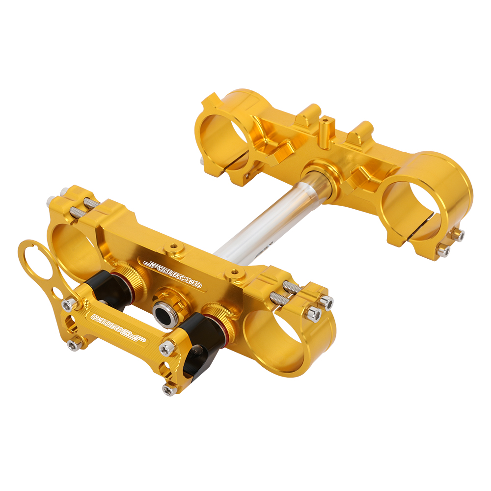 JFG DRZ400 SM 2005 to 2019 Motocross CNC Aluminum Triple Tree Clamps Steering Stem And Bar Mount