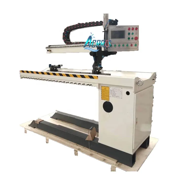 penumatic clamping 1500 mm stainless cylinder longitudinal seam welding machine price