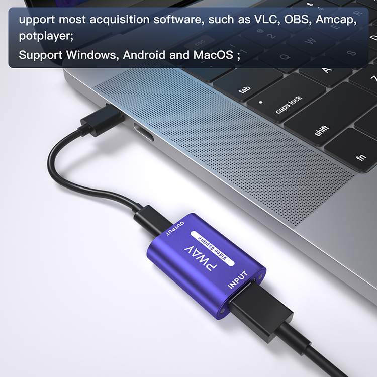 USB2.0 1080P видео запись в режиме реального времени HDMI к Type-c видео карта захвата