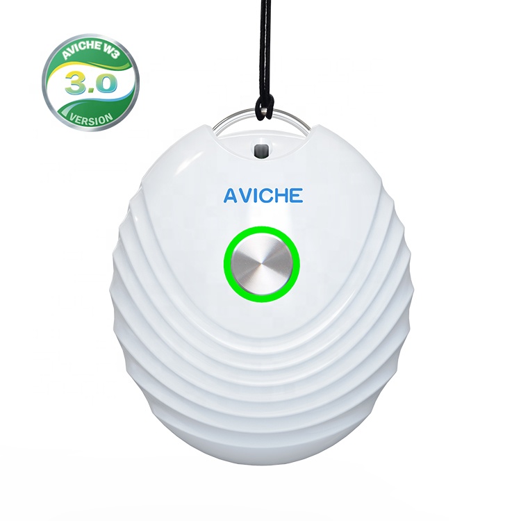 AVICHE W3 Версия 3,0 ожерелье с отрицательными ионами портативный мини-очиститель воздуха для детей, курильница
