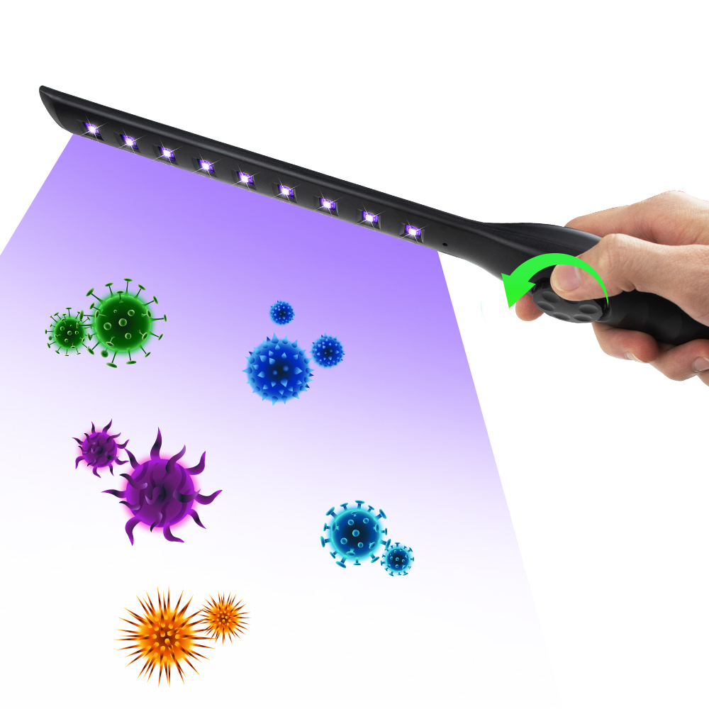 DL205 led uvc 222nm wand far uvc портативный светильник usb uvc перезаряжаемая лампа
