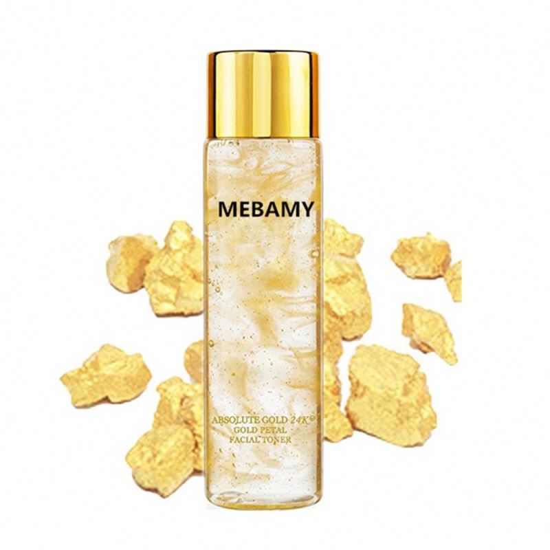 Private Label органический увлажняющий 24K золотой Тоник для лица
